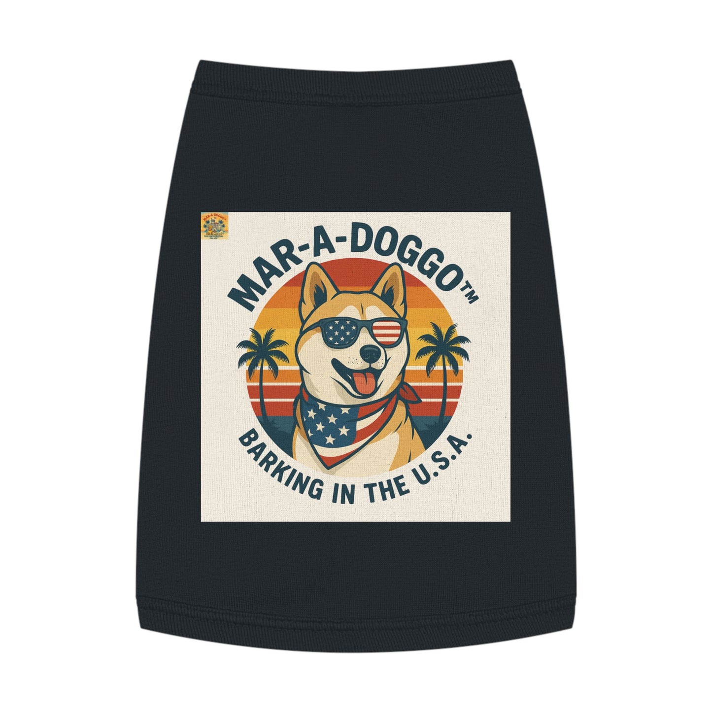 Barking In The USA Dog Tank Top
