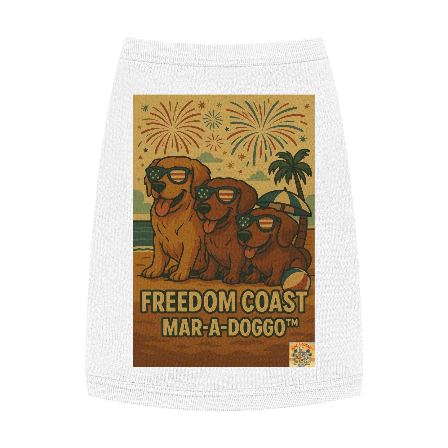 Freedom Coast Dog Tank Top