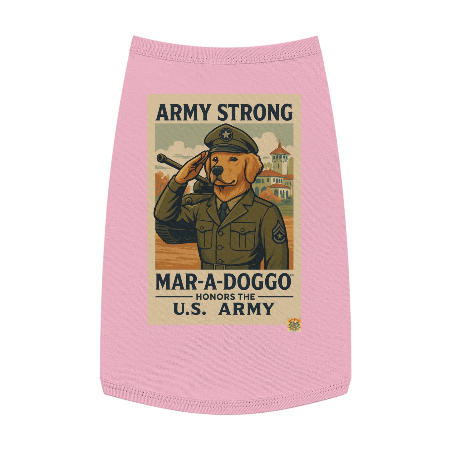 Army Strong Dog Tank Top