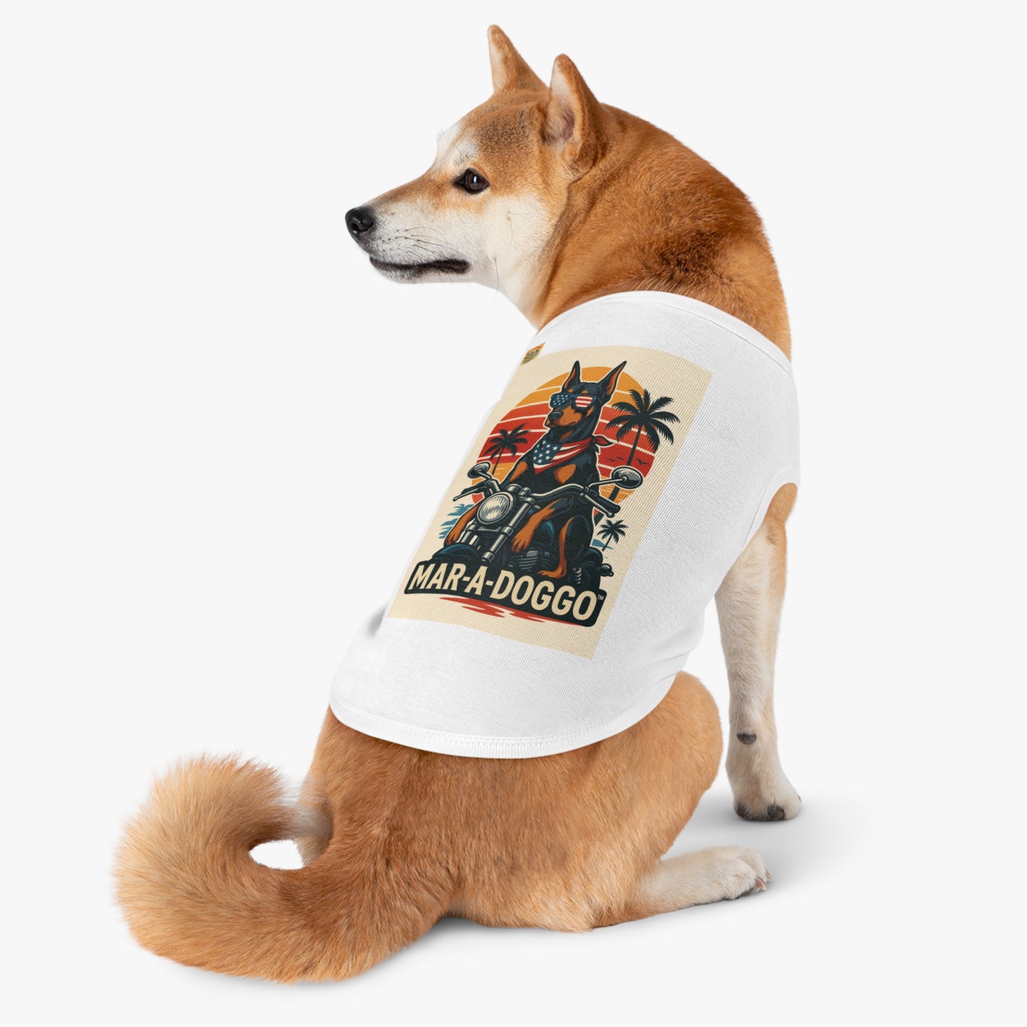 Biker Pup Dog Tank Top
