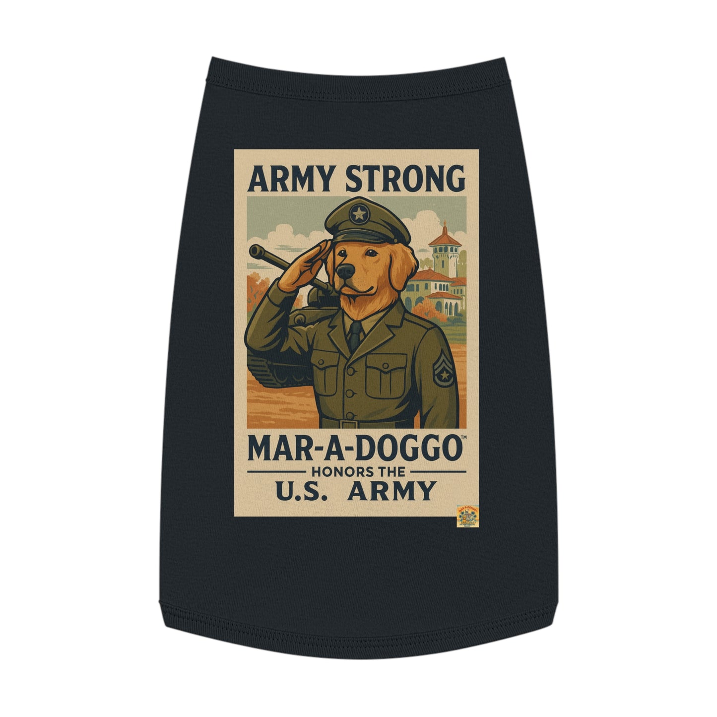 Army Strong Dog Tank Top