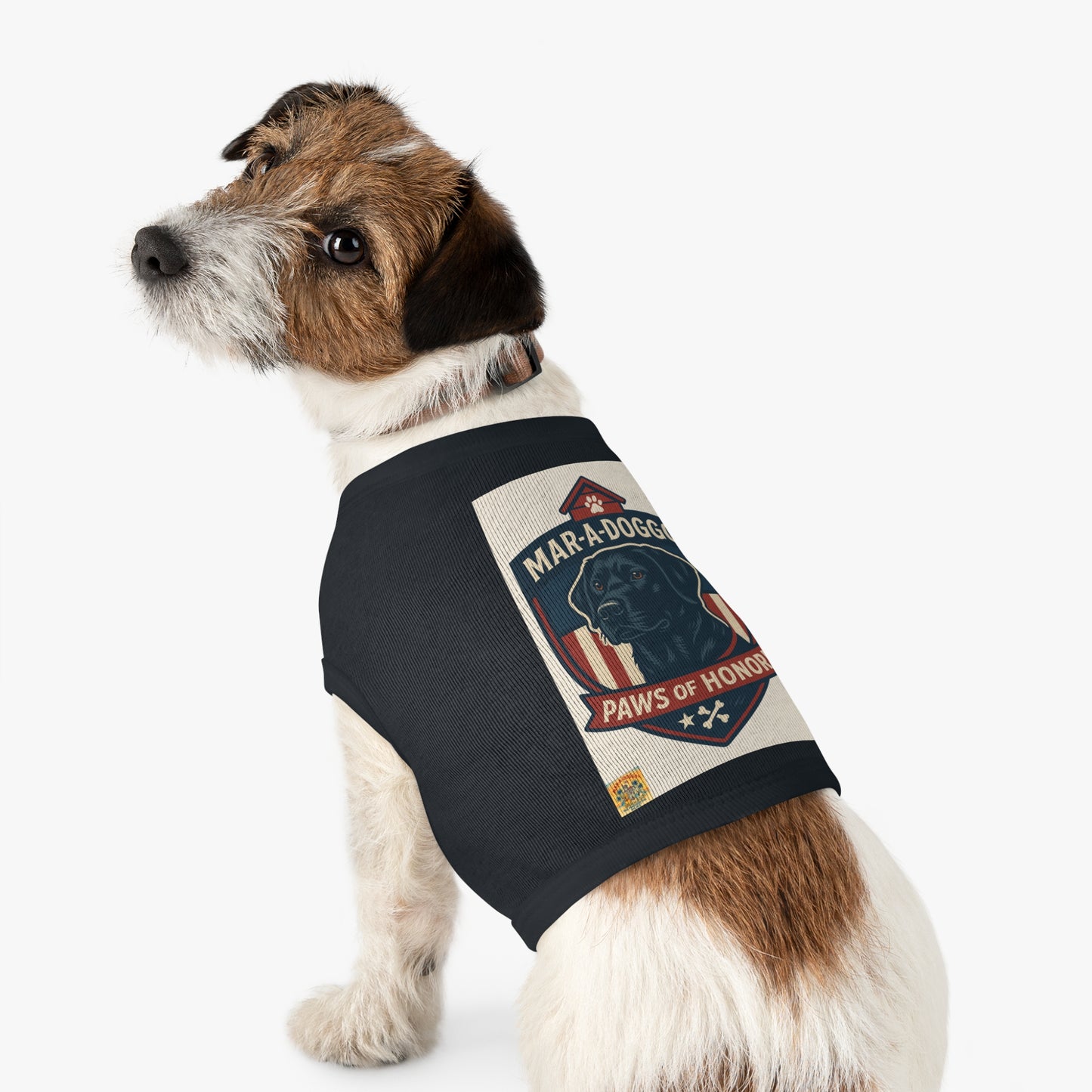 Paws of Honor Emblem Style Dog Tank Top