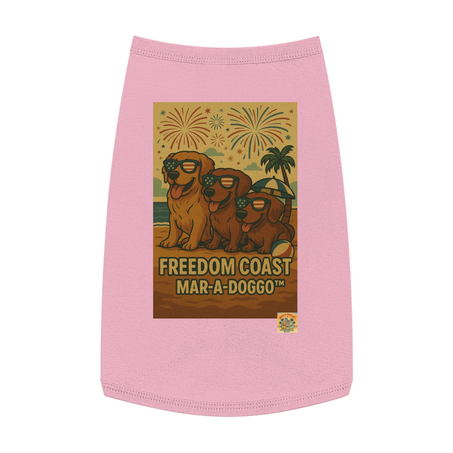 Freedom Coast Dog Tank Top