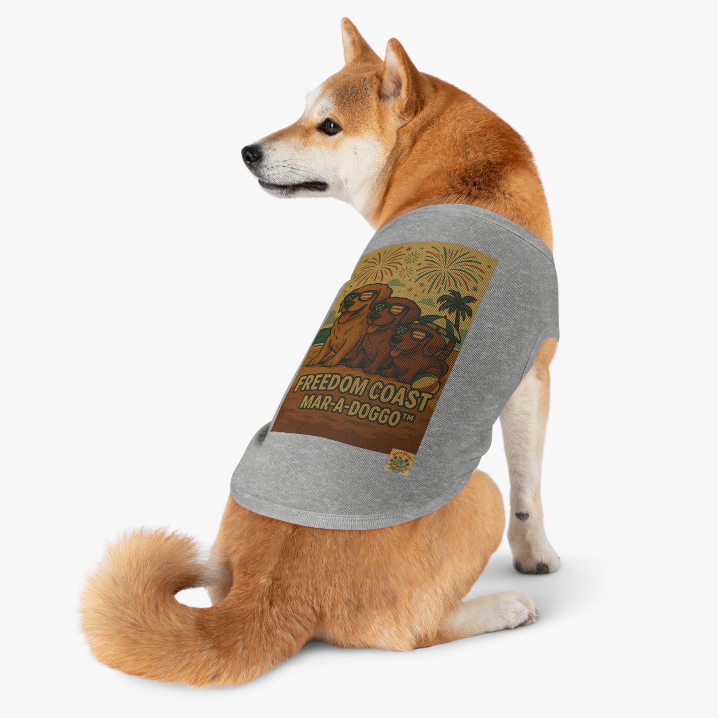 Freedom Coast Dog Tank Top