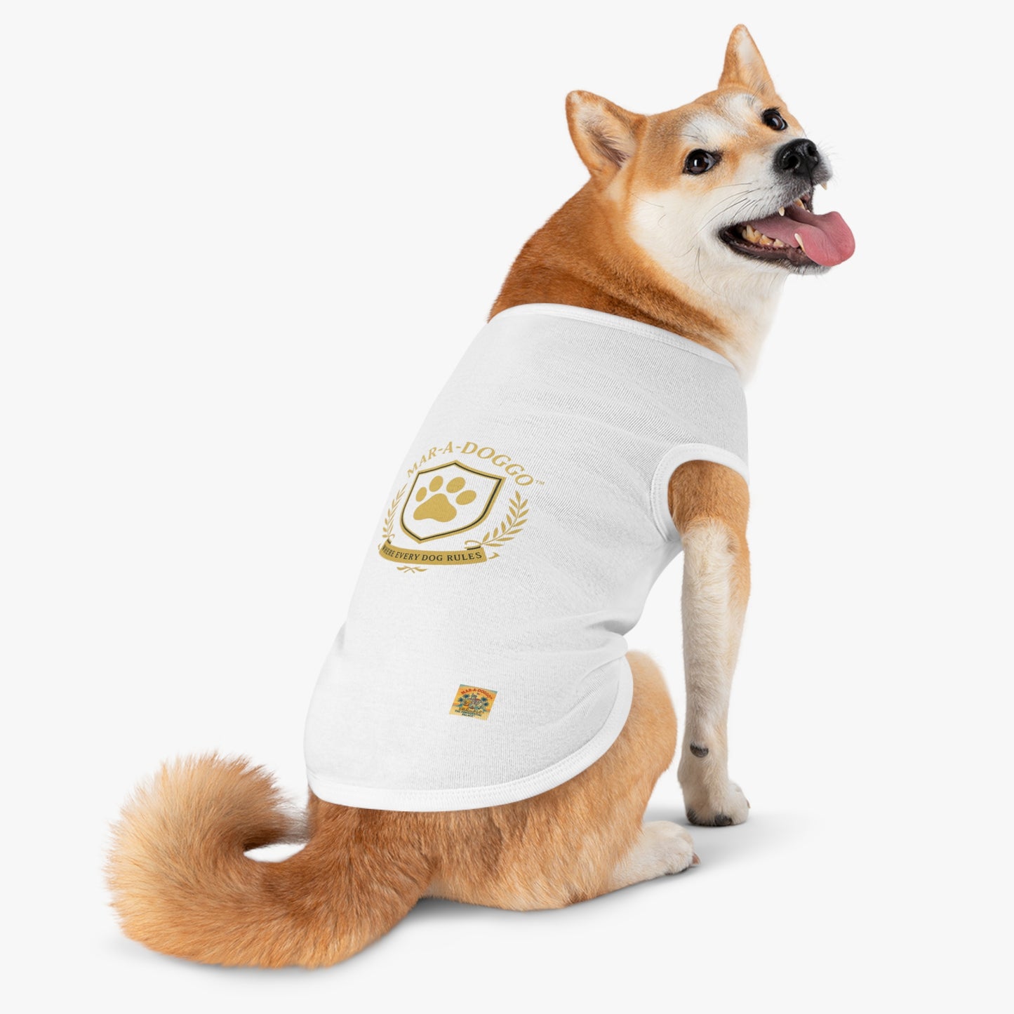 Where Every Dog Rules Emblem Style Dog Tank Top