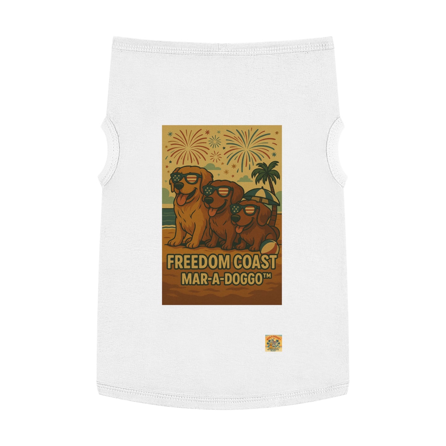Freedom Coast Dog Tank Top