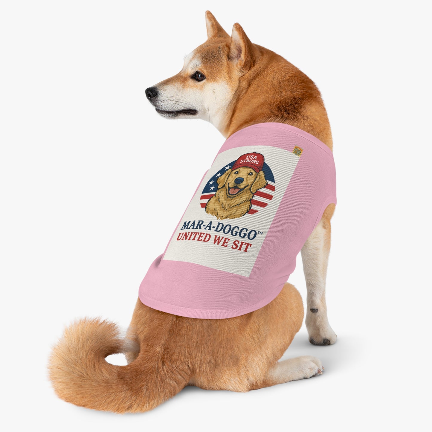 United We Sit Dog Tank Top