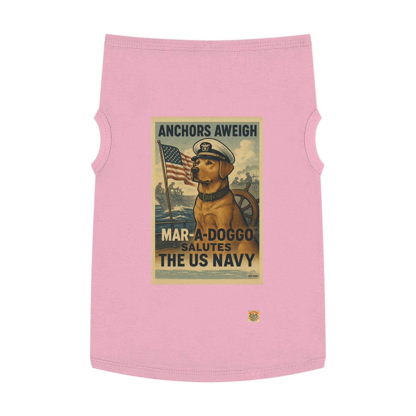 Anchors Aweigh Dog Tank Top