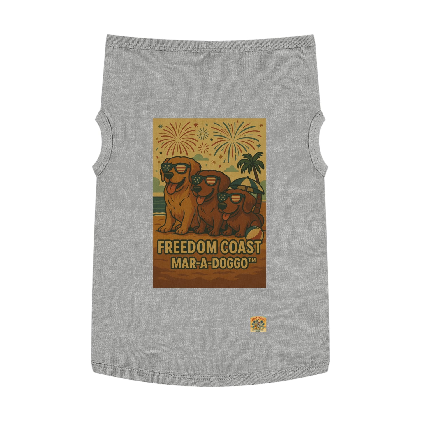 Freedom Coast Dog Tank Top