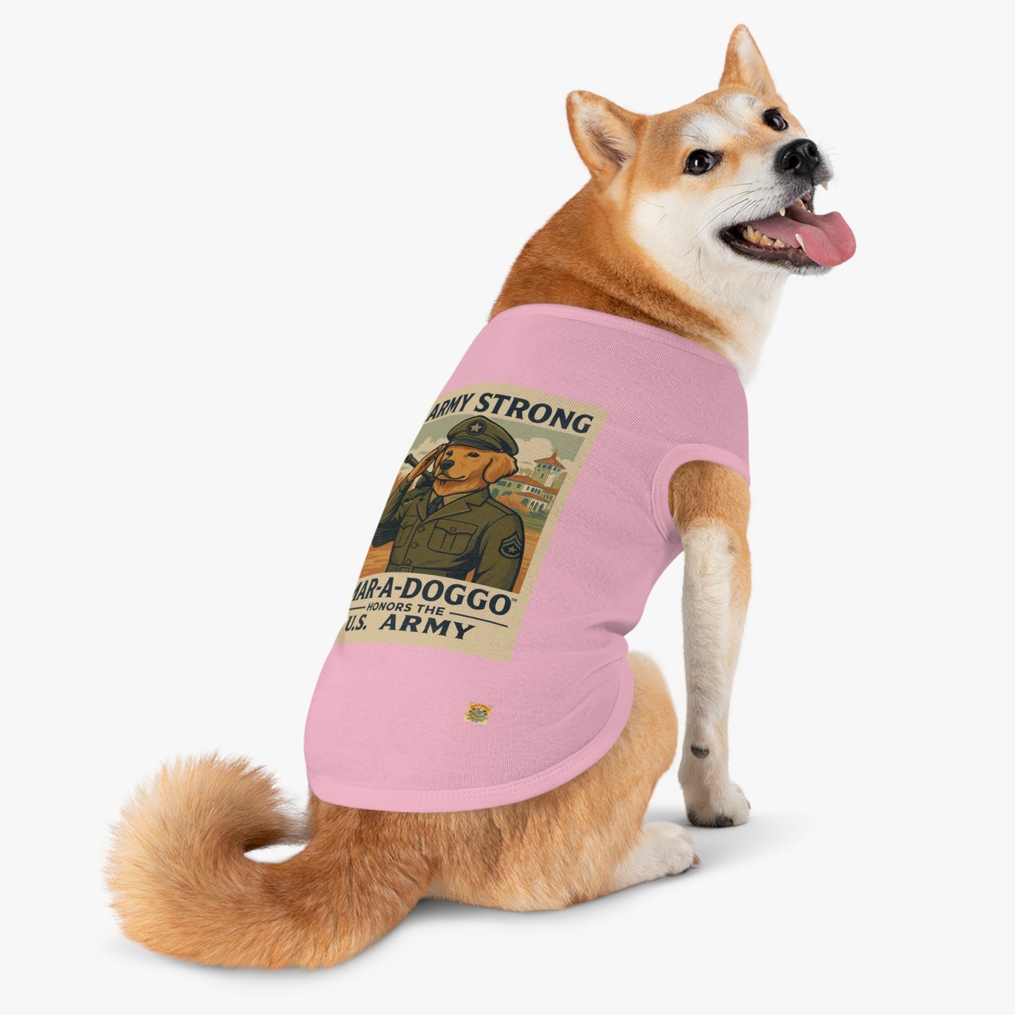 Army Strong Dog Tank Top