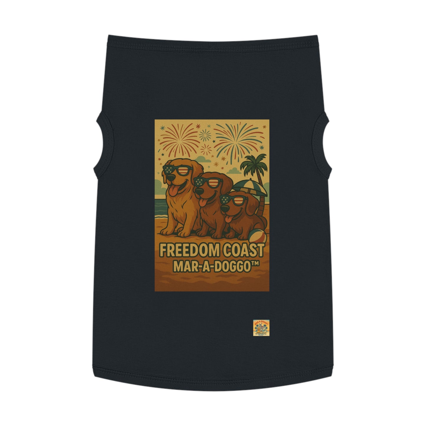 Freedom Coast Dog Tank Top
