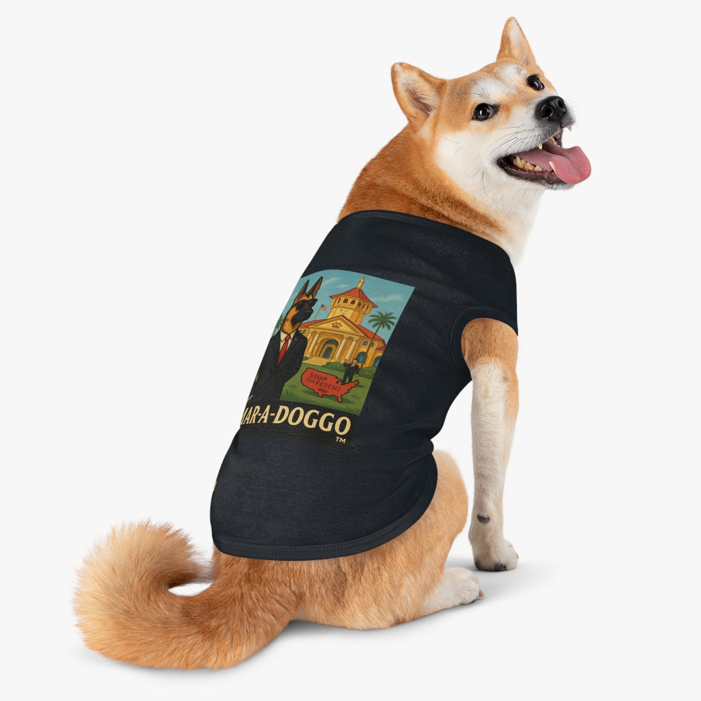 Secret Service Pup Dog Tank Top
