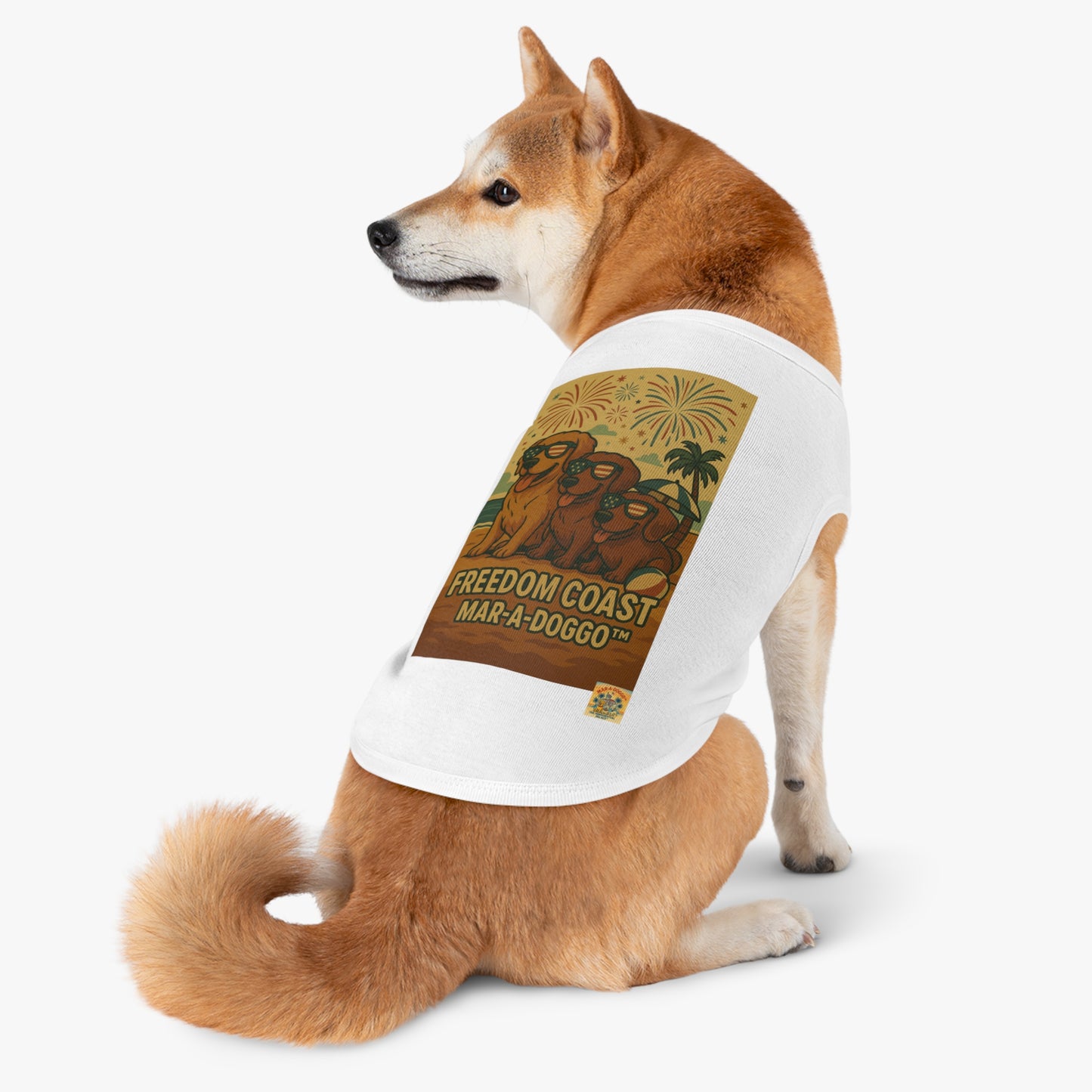 Freedom Coast Dog Tank Top