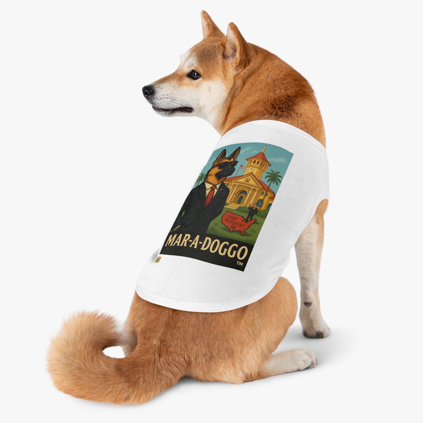 Secret Service Pup Dog Tank Top