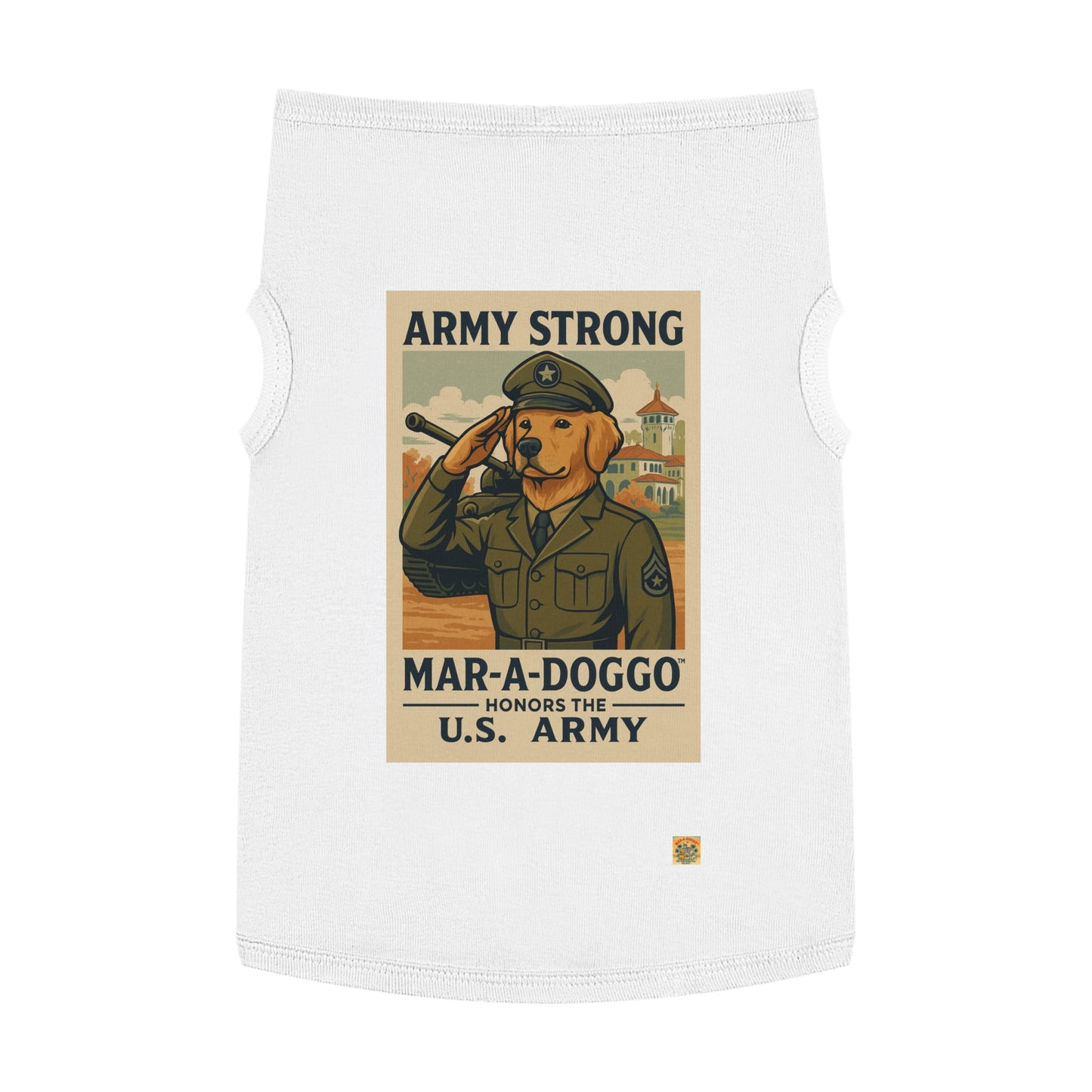 Army Strong Dog Tank Top