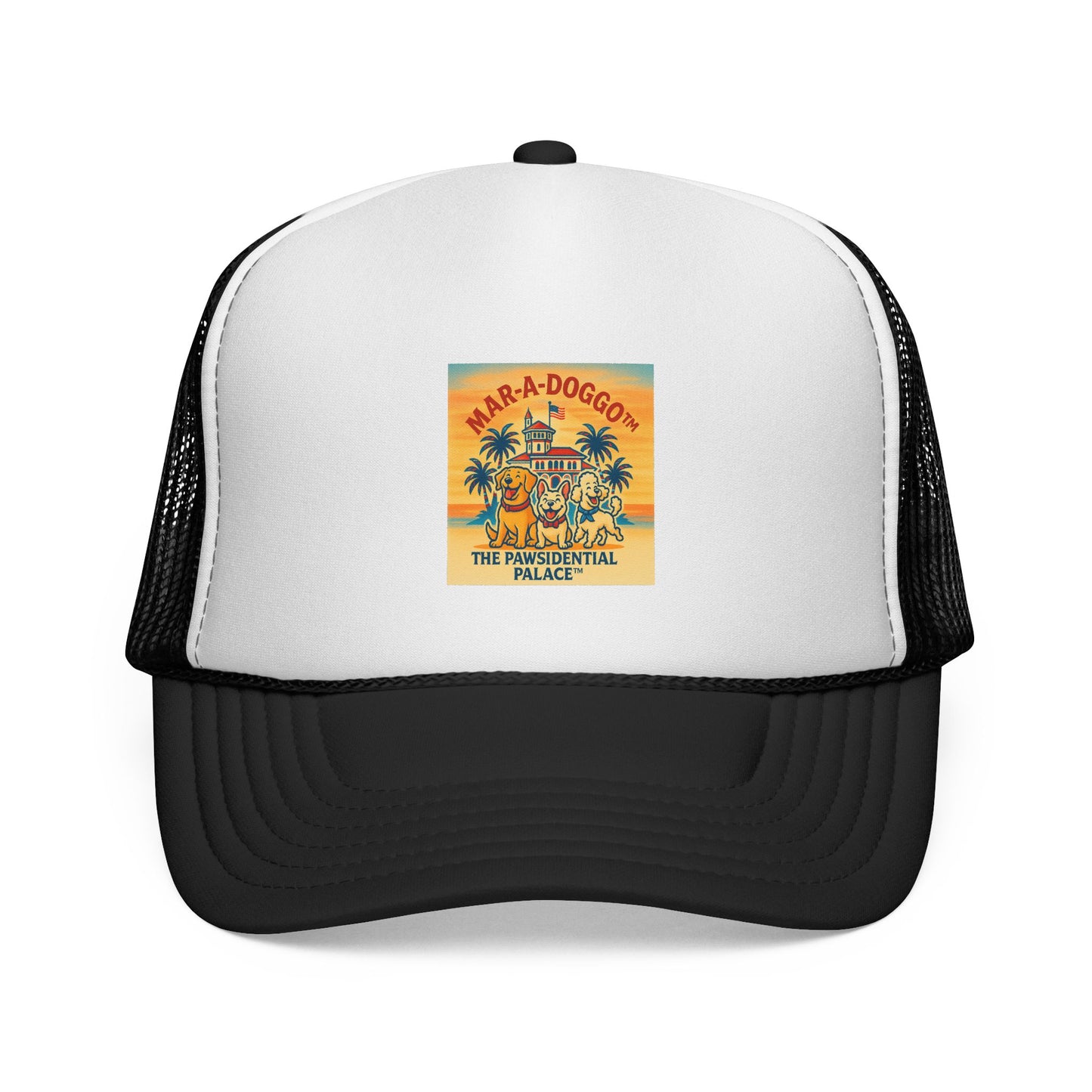 Pawsidential Palace Trucker Cap (One Size Fits Most)