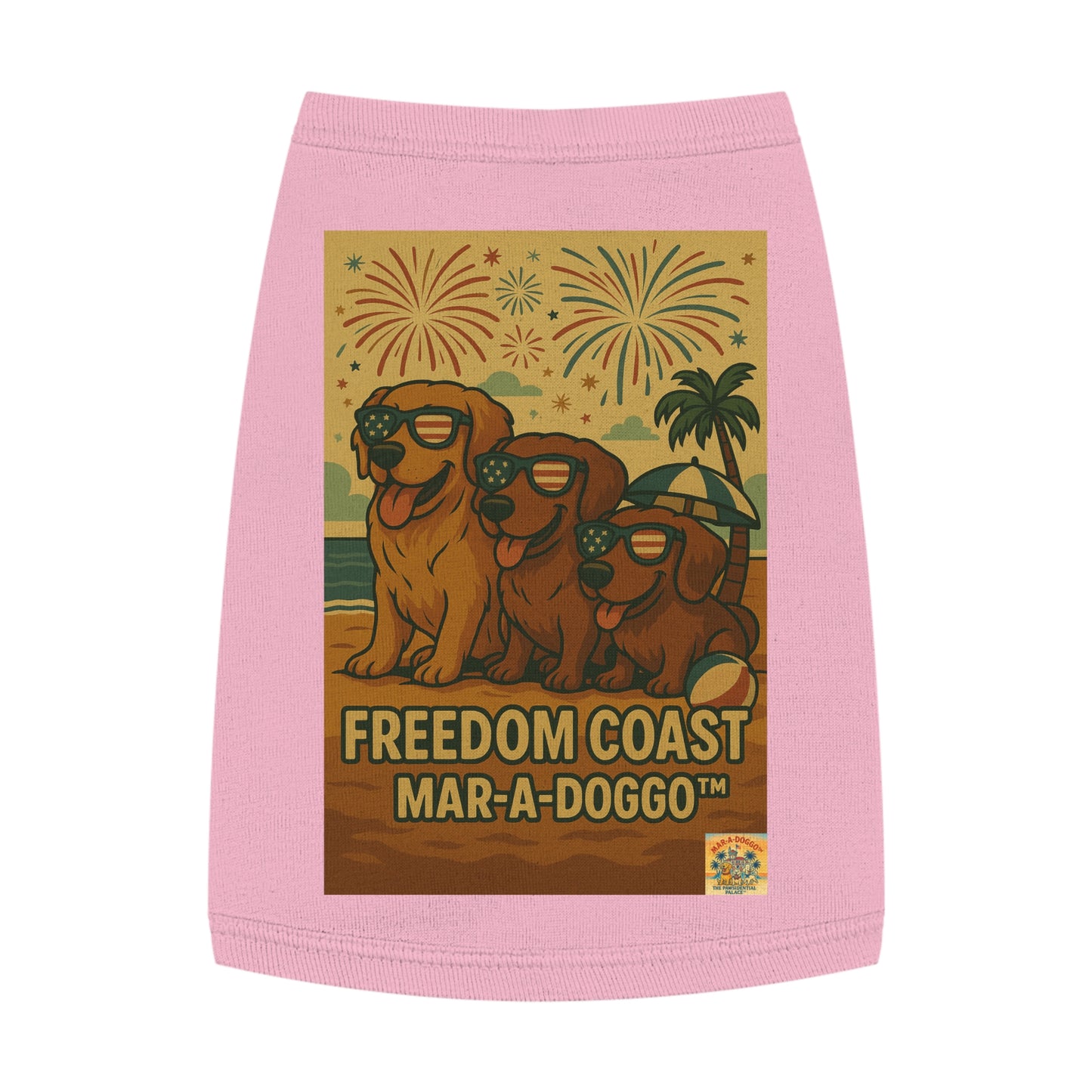Freedom Coast Dog Tank Top