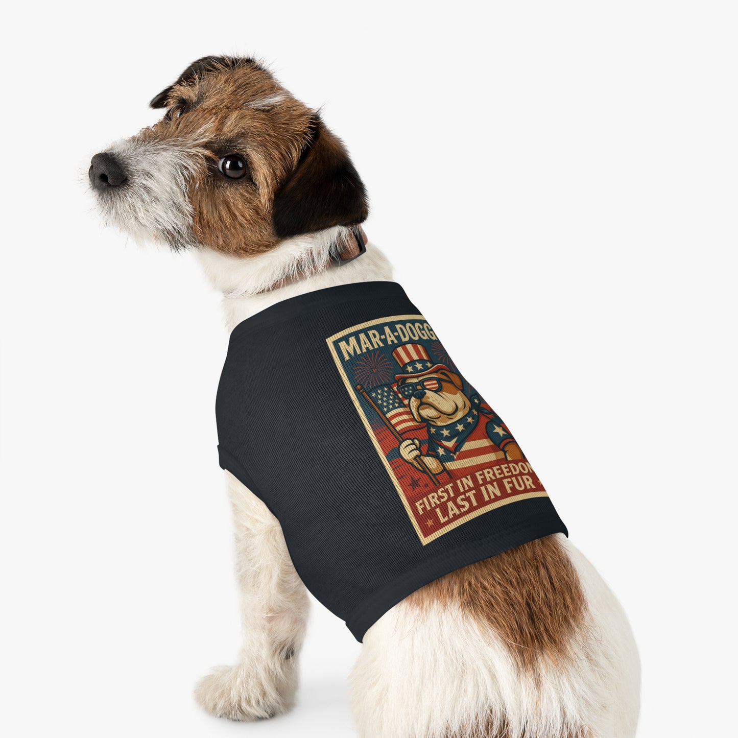 First In Freedom, Last In Fur Dog Tank Top