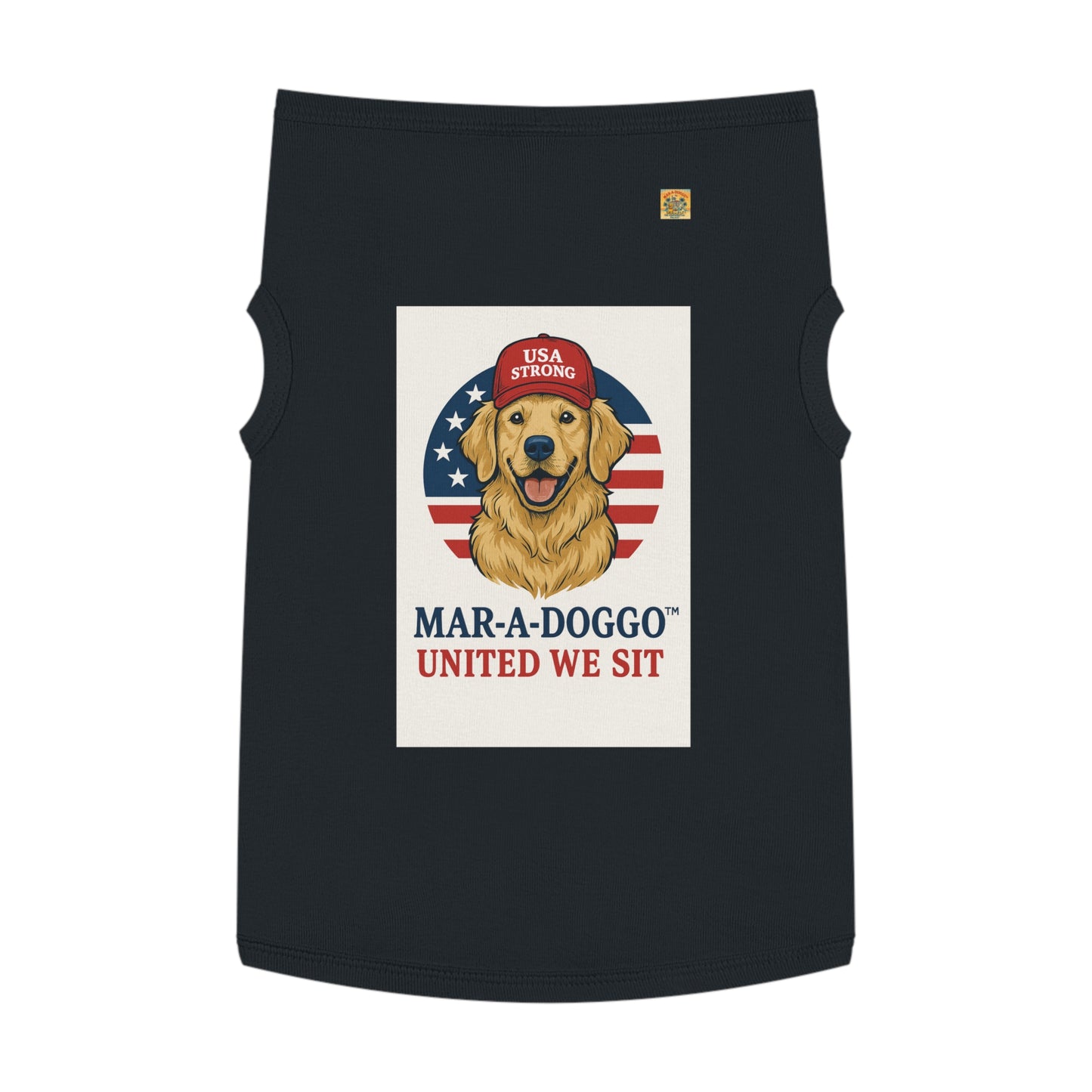 United We Sit Dog Tank Top
