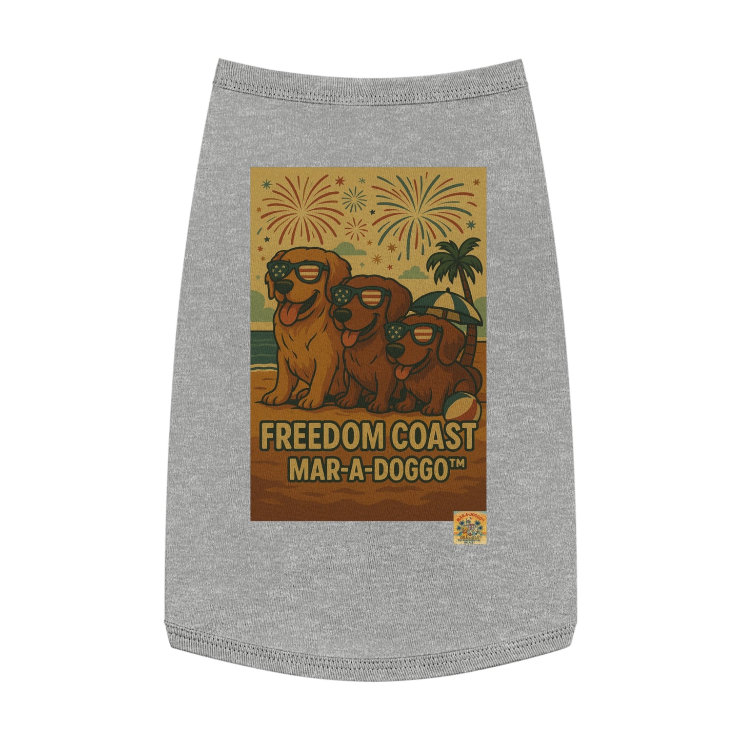 Freedom Coast Dog Tank Top