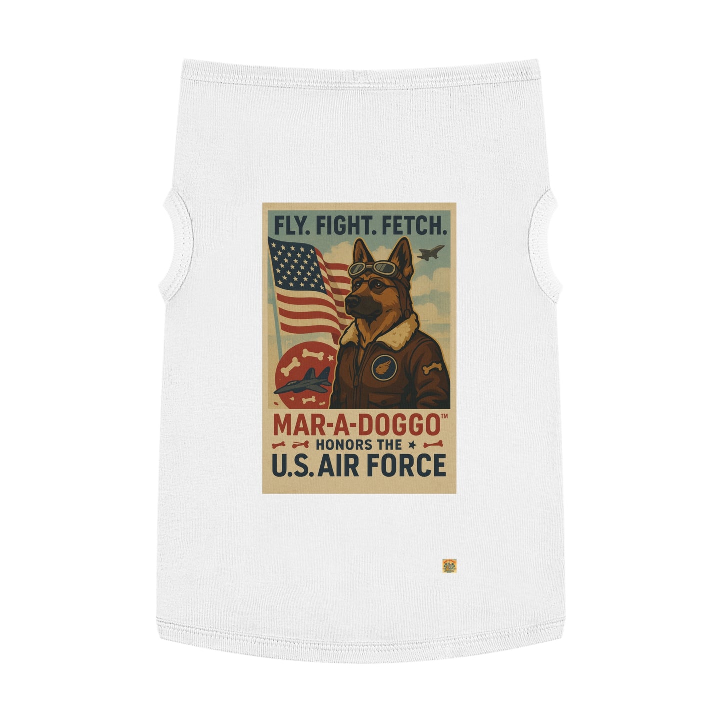 Fly Fight Fetch Mark 1 Dog Tank Top