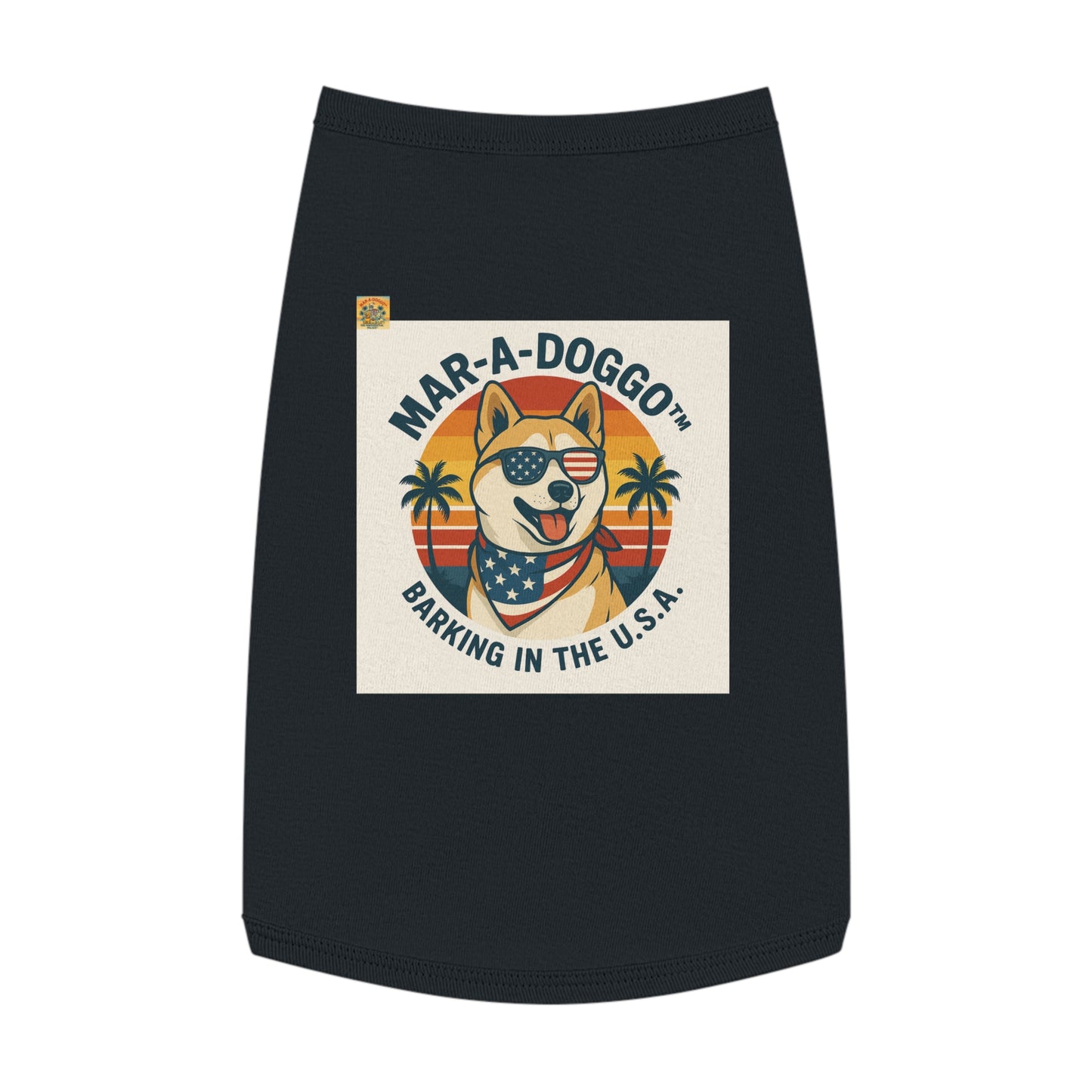 Barking In The USA Dog Tank Top
