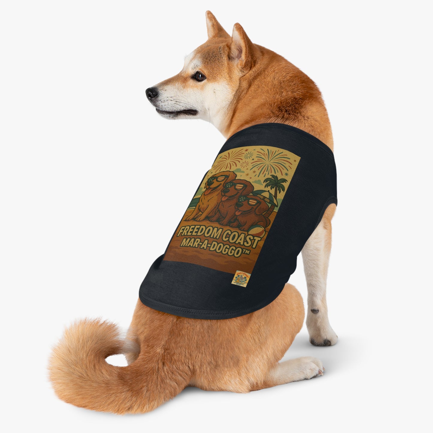 Freedom Coast Dog Tank Top