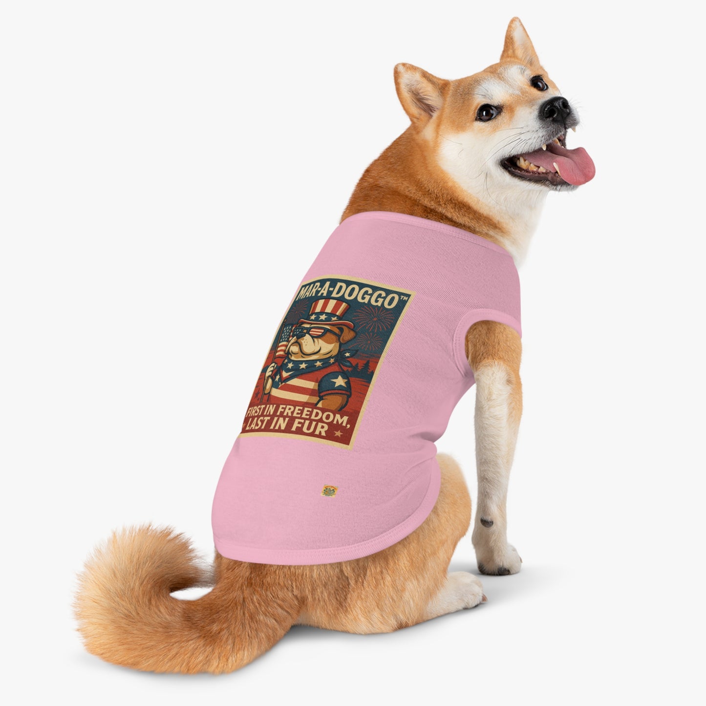 First In Freedom, Last In Fur Dog Tank Top
