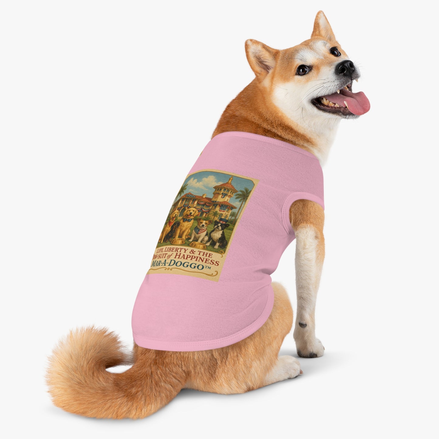 Life Liberty & The Paw-suit of Happiness Dog Tank Top