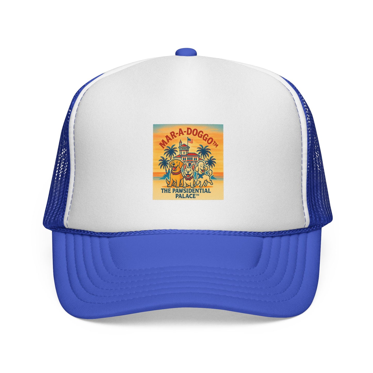 Pawsidential Palace Trucker Cap (One Size Fits Most)