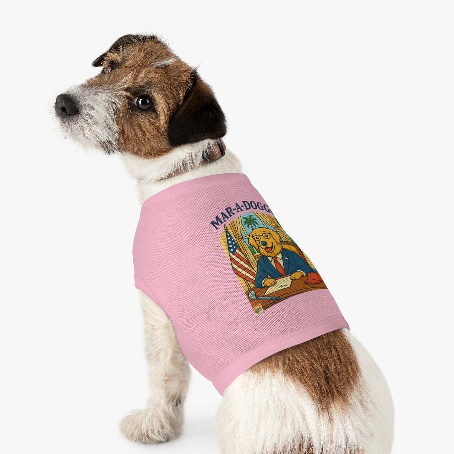 Palm Beach Style Dog Tank Top
