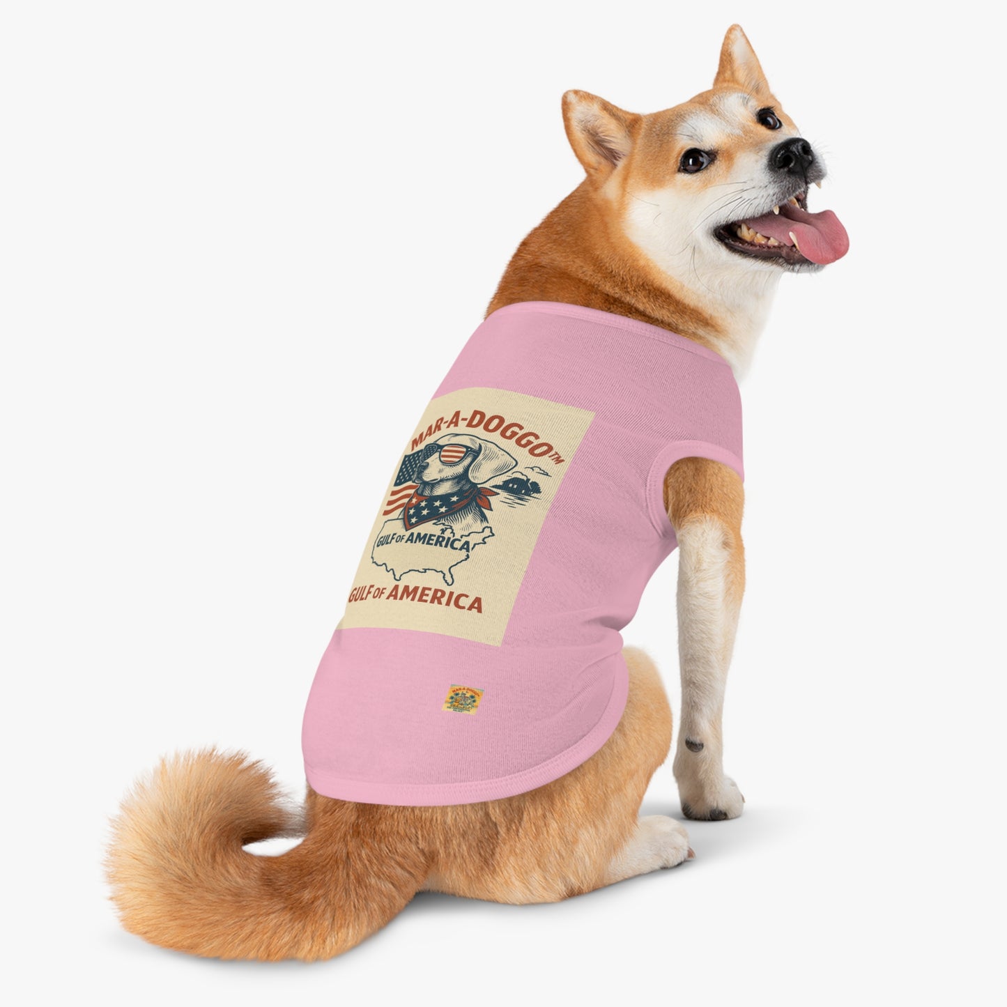 Gulf of America Say It Twice Dog Tank Top