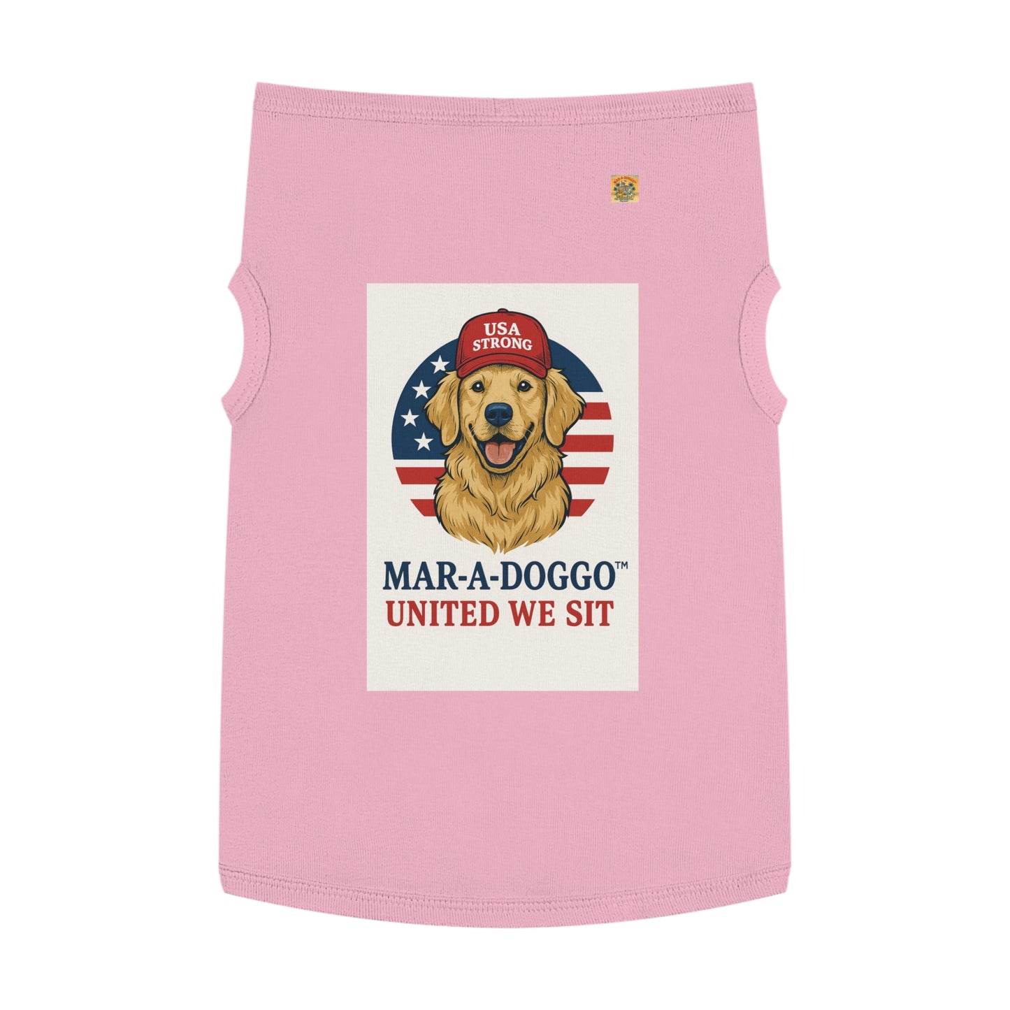 United We Sit Dog Tank Top