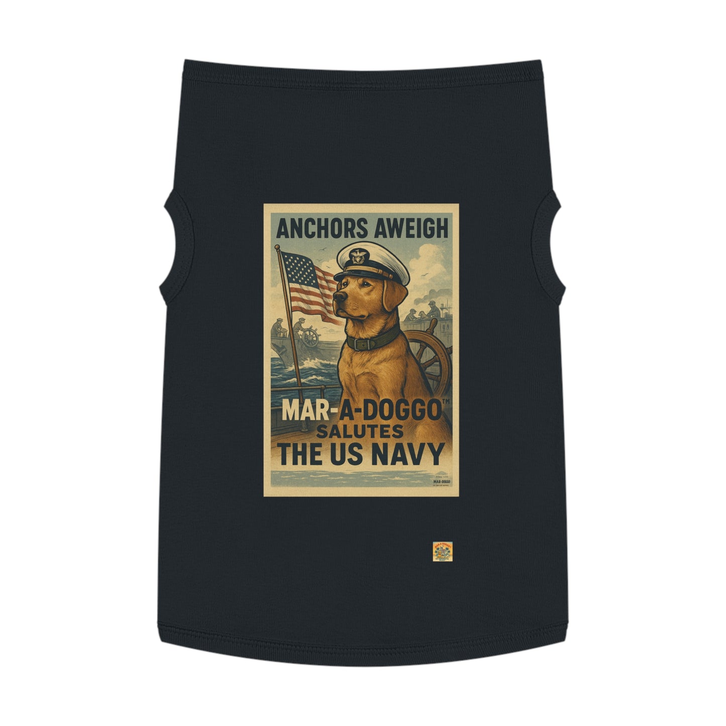 Anchors Aweigh Dog Tank Top