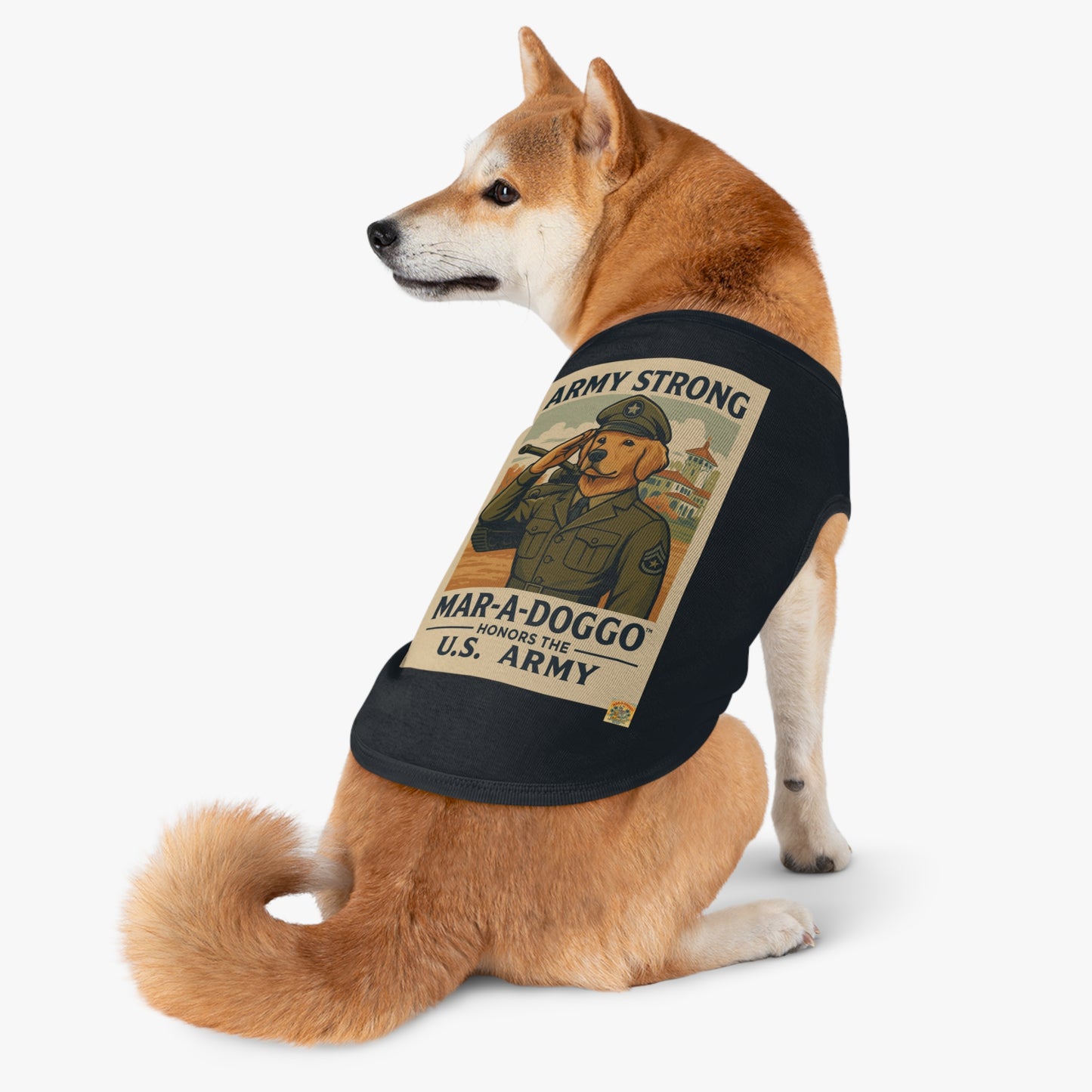 Army Strong Dog Tank Top