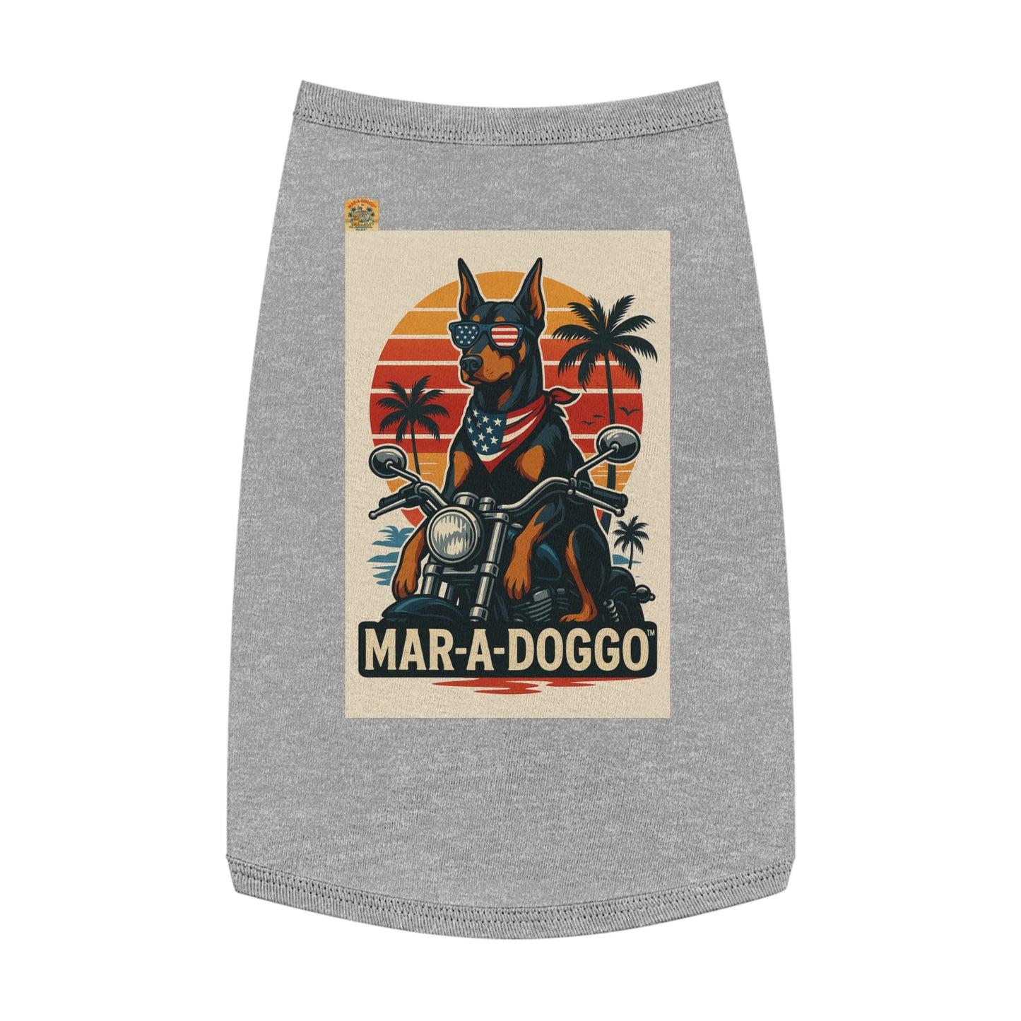Biker Pup Dog Tank Top