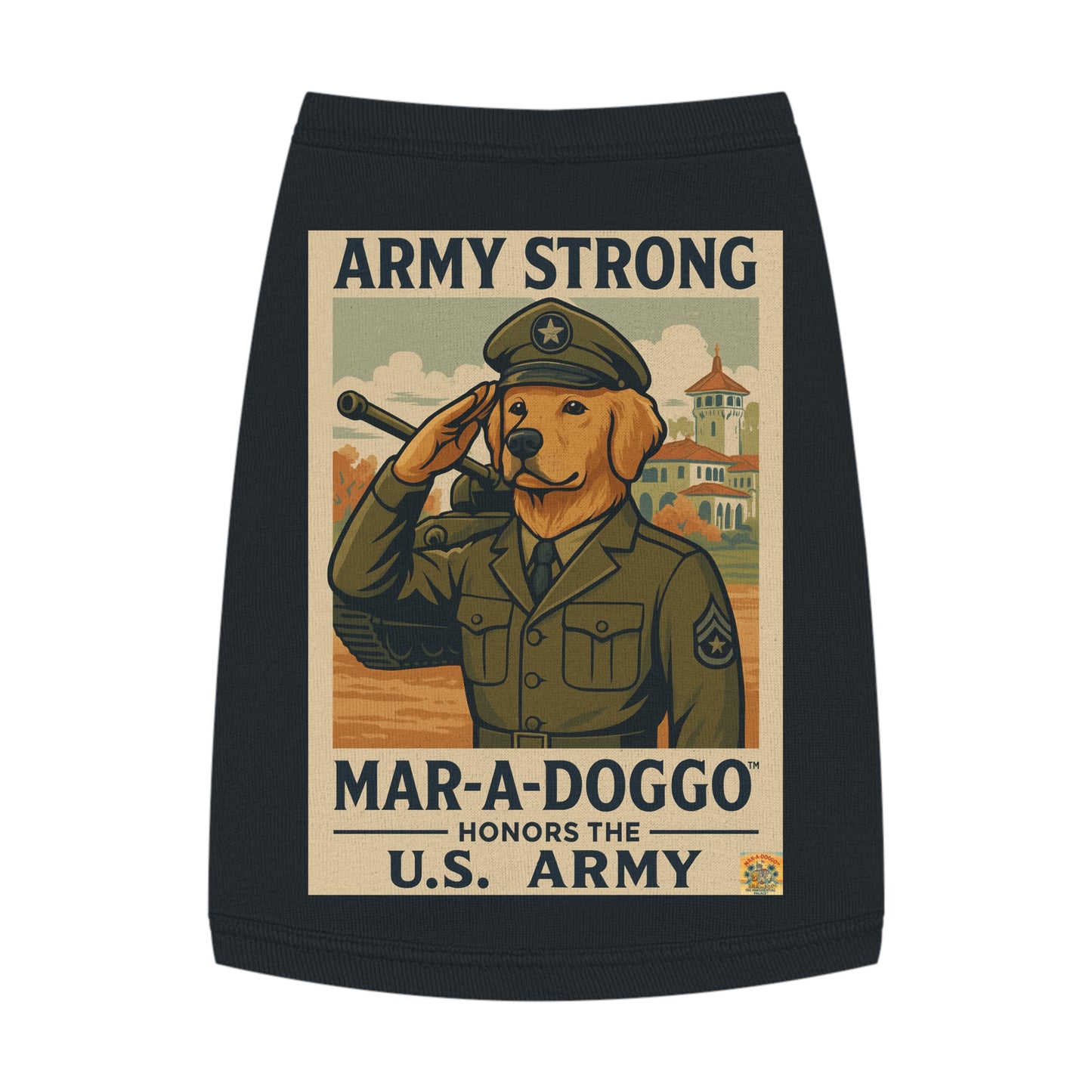 Army Strong Dog Tank Top