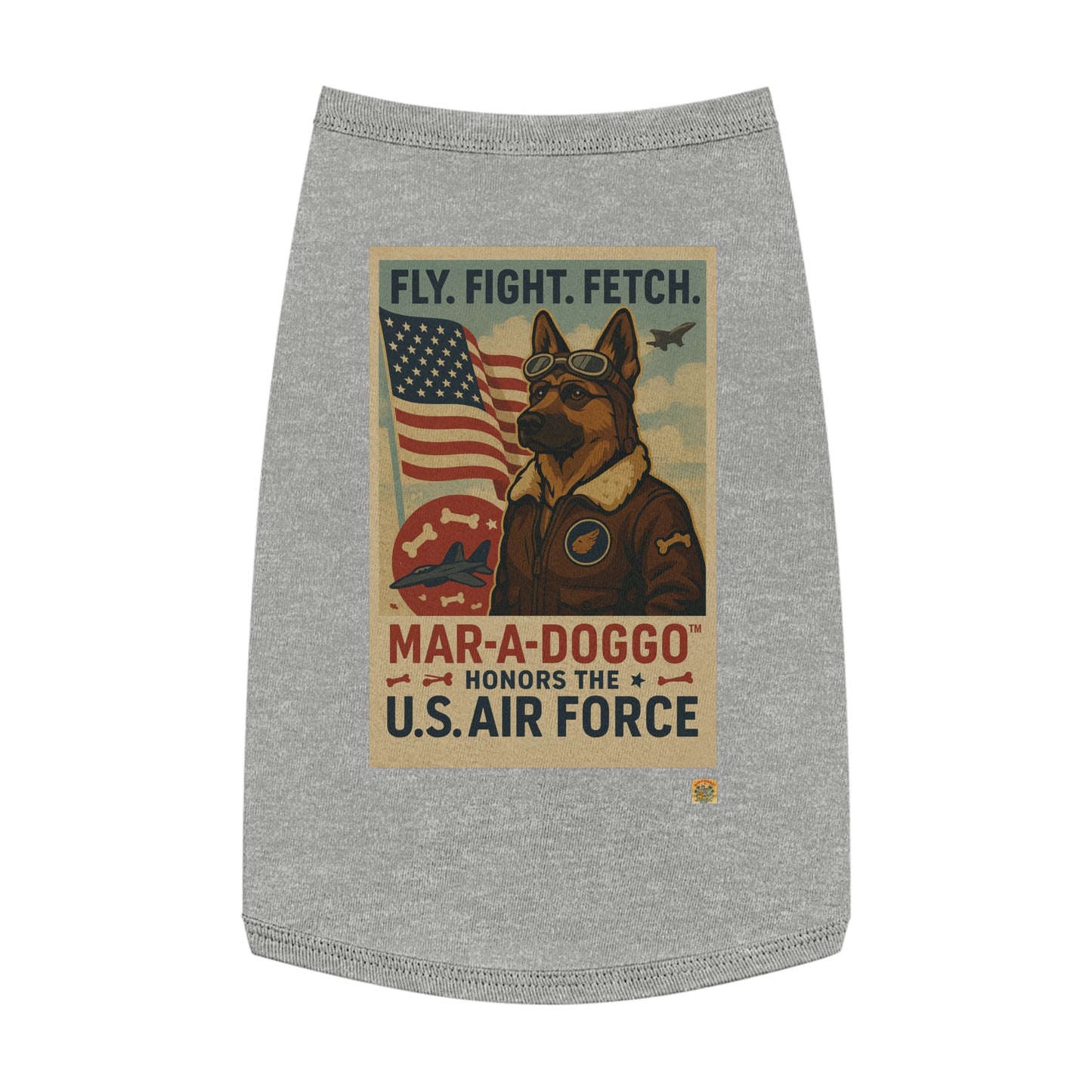 Fly Fight Fetch Mark 1 Dog Tank Top