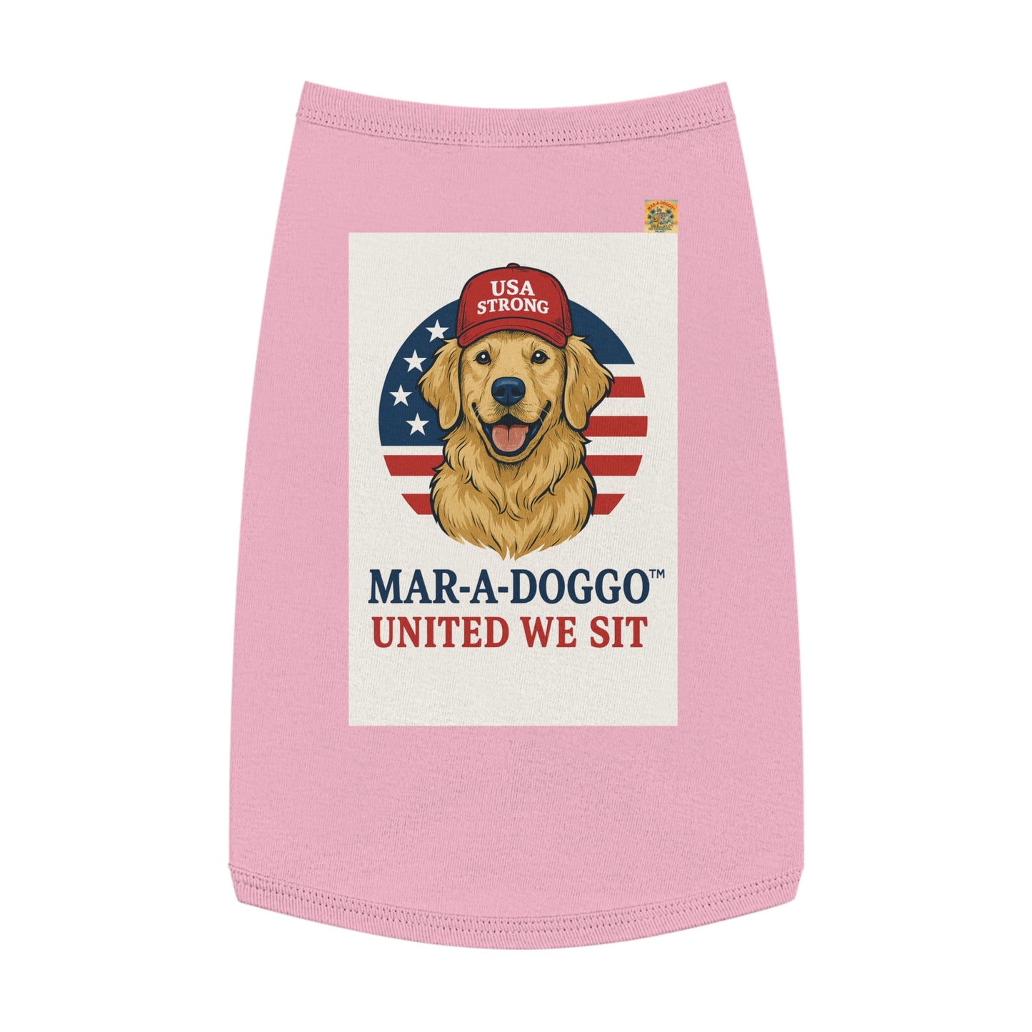 United We Sit Dog Tank Top