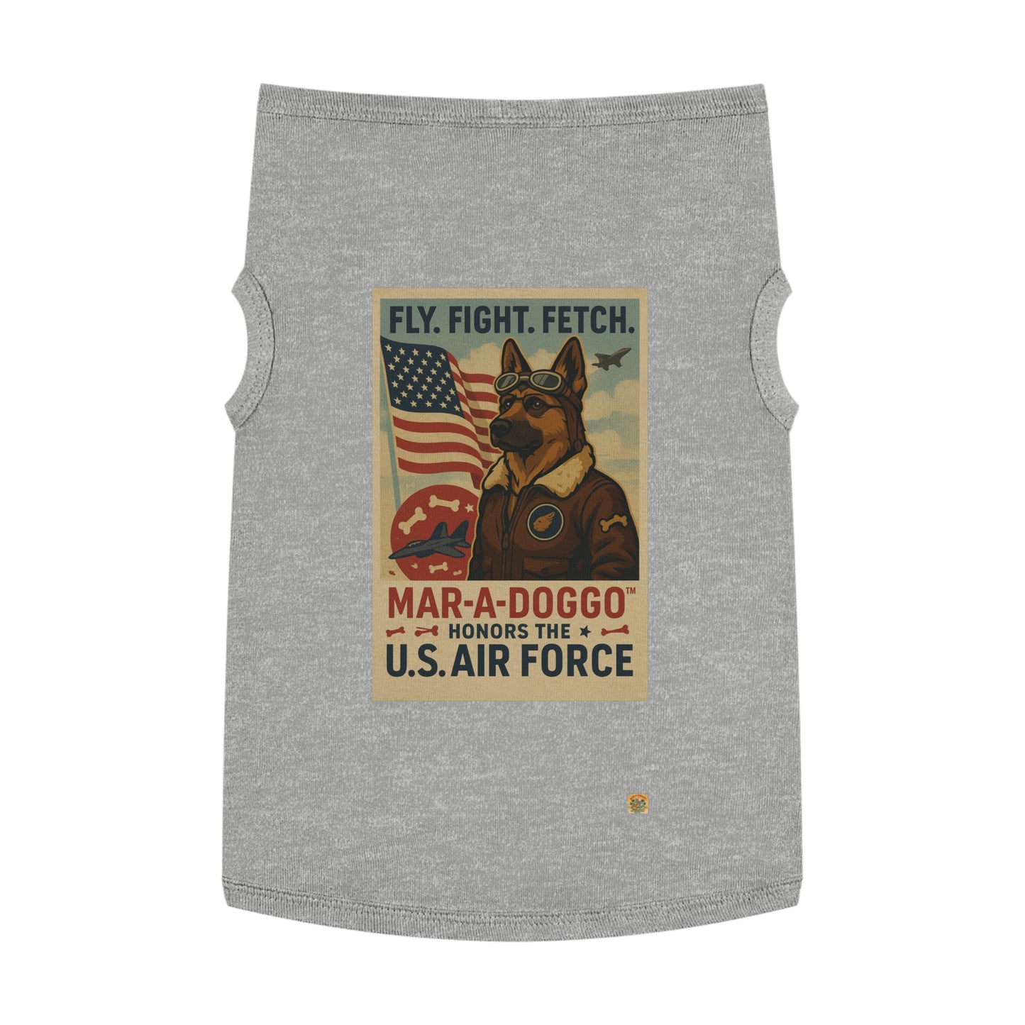 Fly Fight Fetch Mark 1 Dog Tank Top