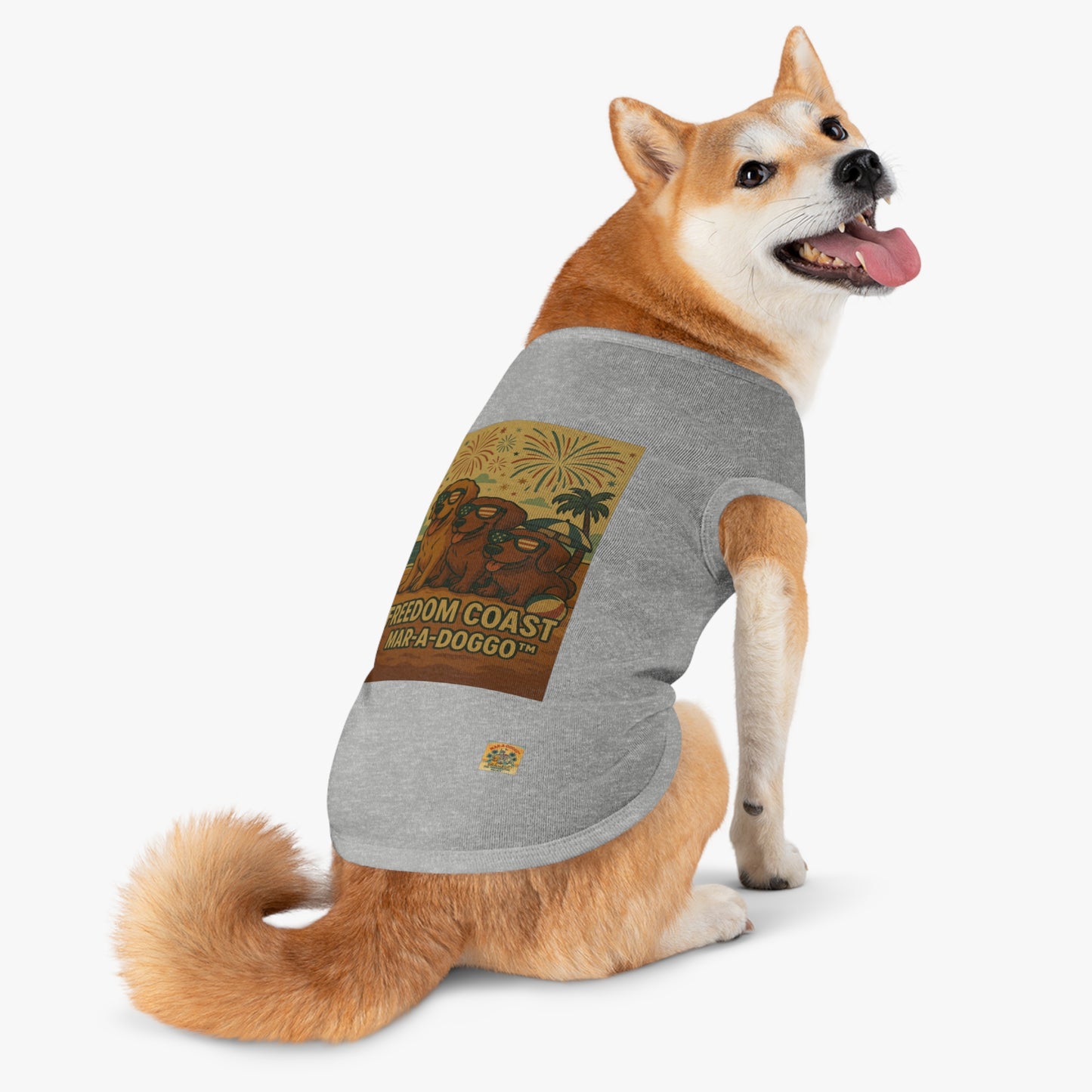 Freedom Coast Dog Tank Top