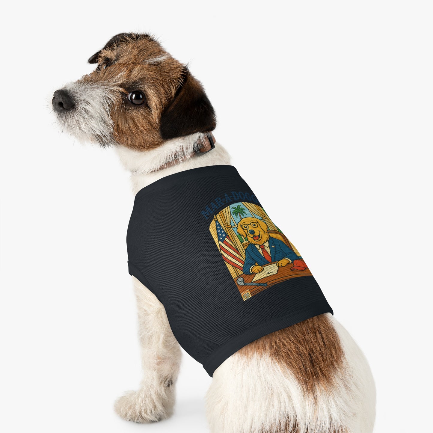 Palm Beach Style Dog Tank Top