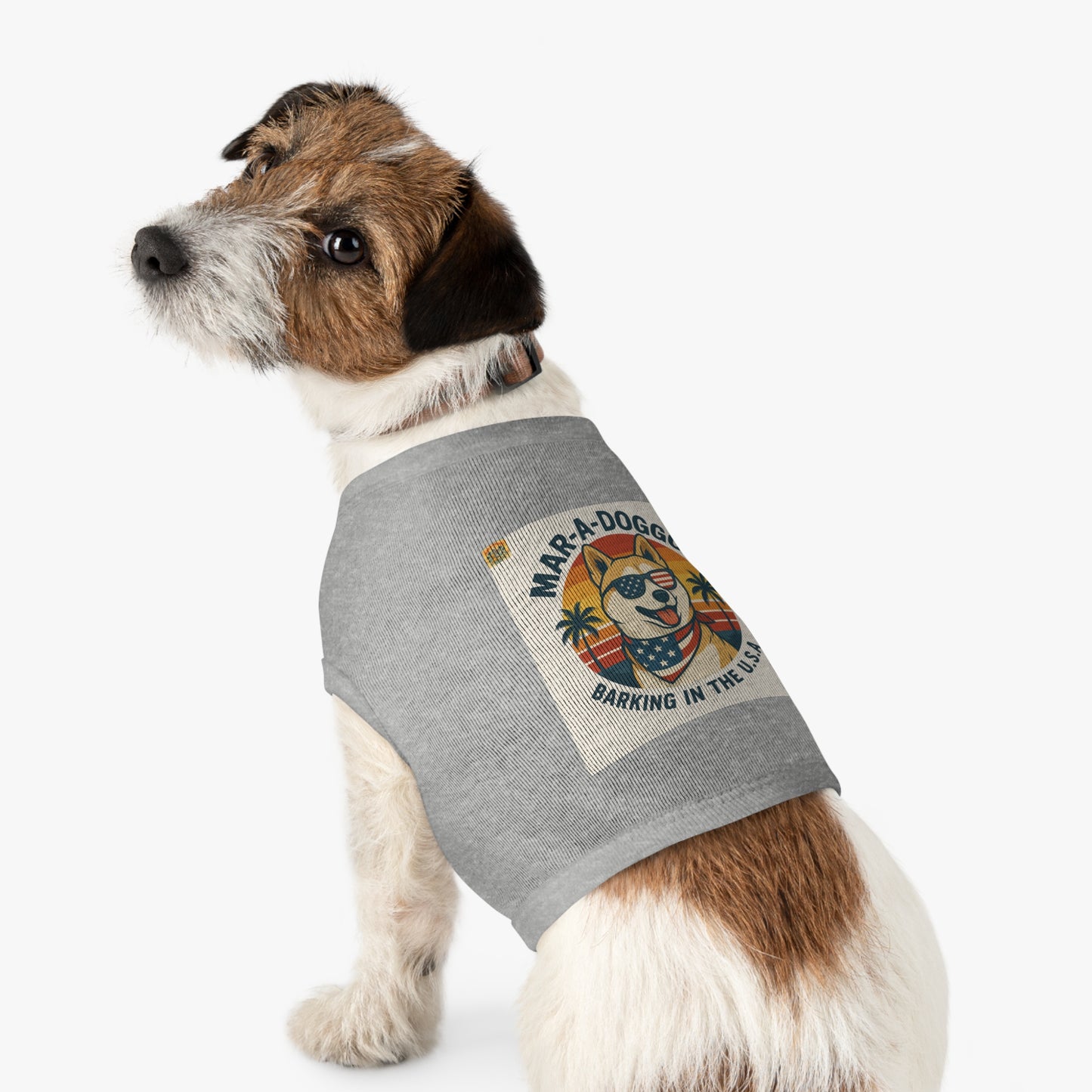 Barking In The USA Dog Tank Top