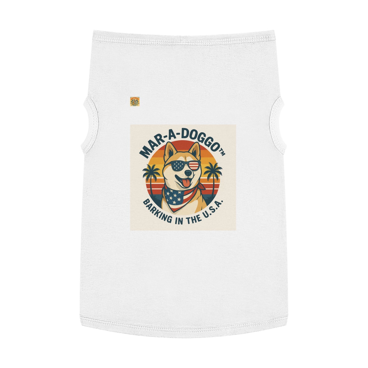 Barking In The USA Dog Tank Top
