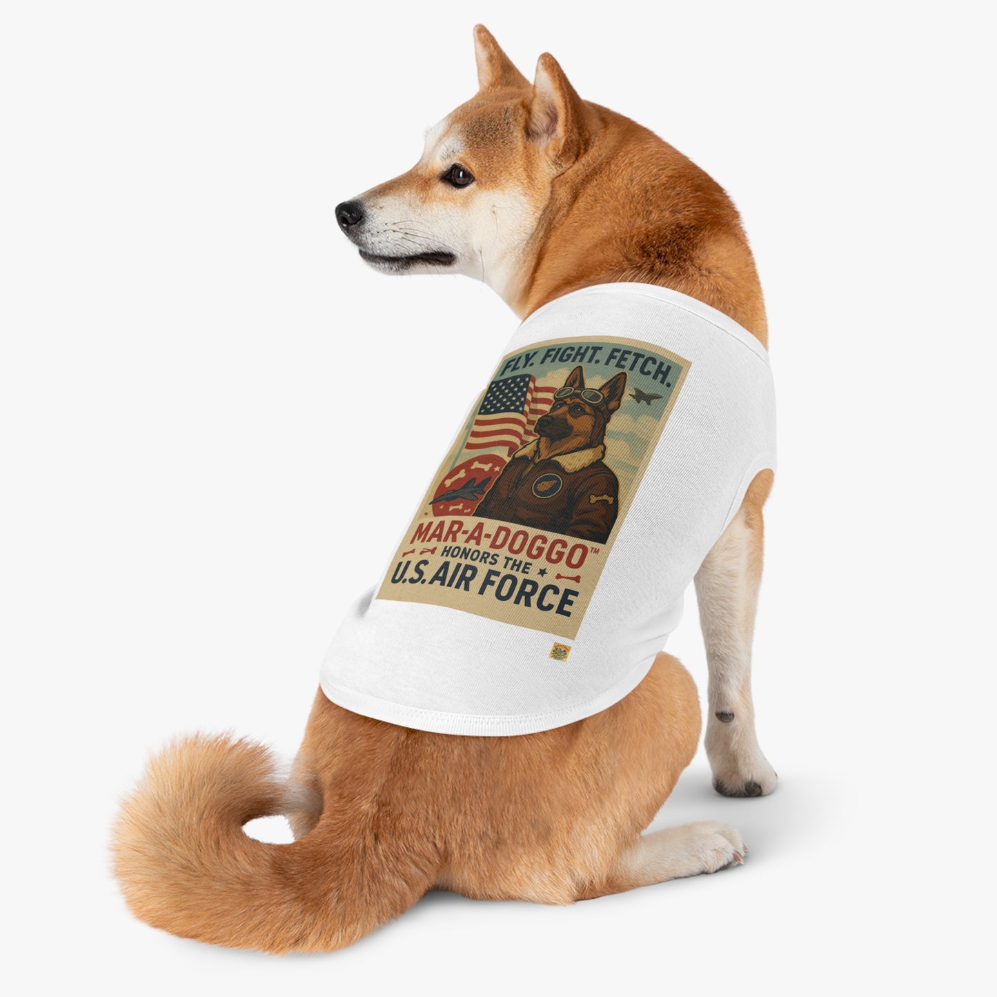 Fly Fight Fetch Mark 1 Dog Tank Top