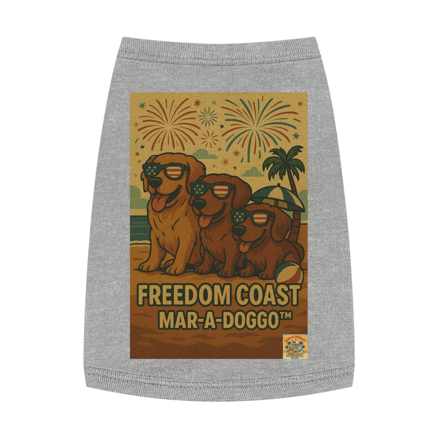 Freedom Coast Dog Tank Top