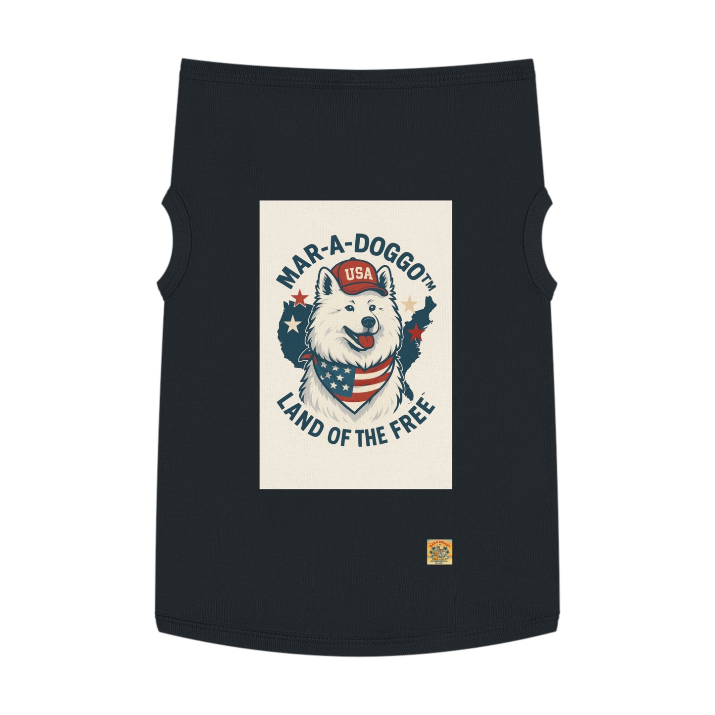 Land of the Free Dog Tank Top
