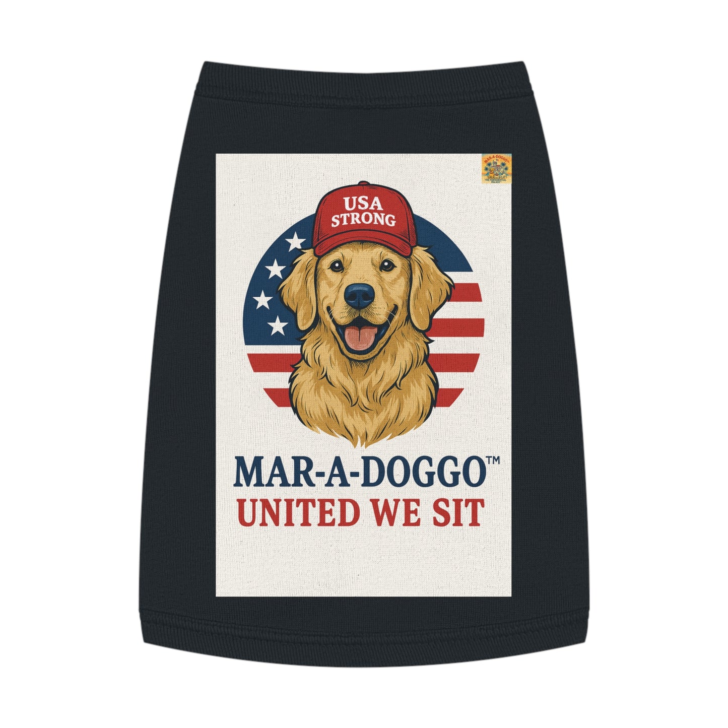 United We Sit Dog Tank Top