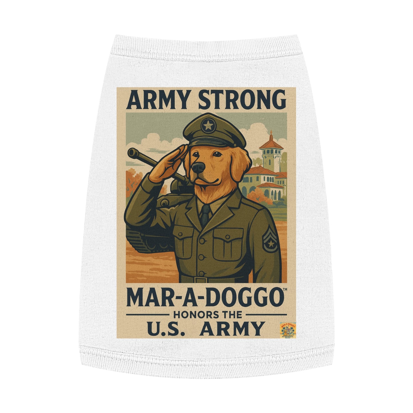Army Strong Dog Tank Top