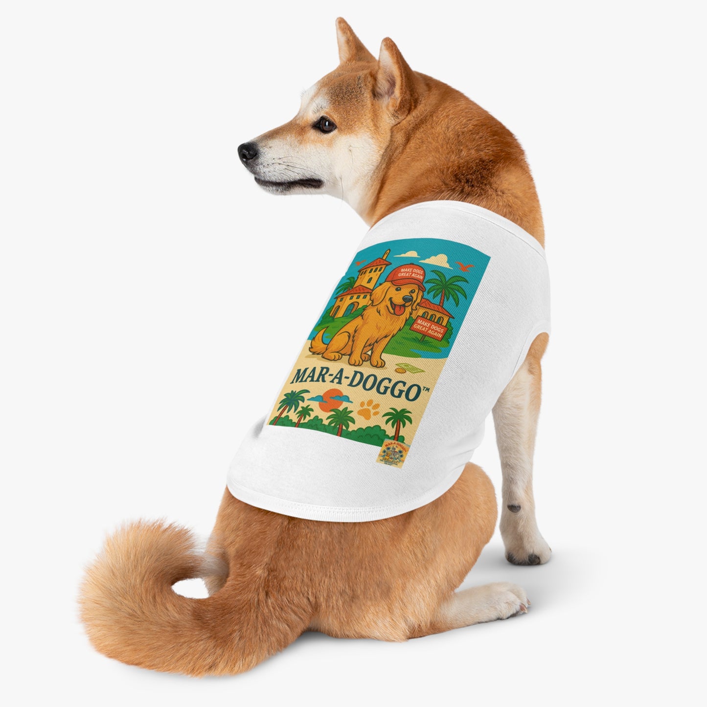 Make Dogs Great Again Dog Tank Top